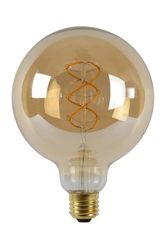 Detalle 2 de LUCIDE G125 Lámpara de filamento Ø12,5 cm LED 2200K ámbar