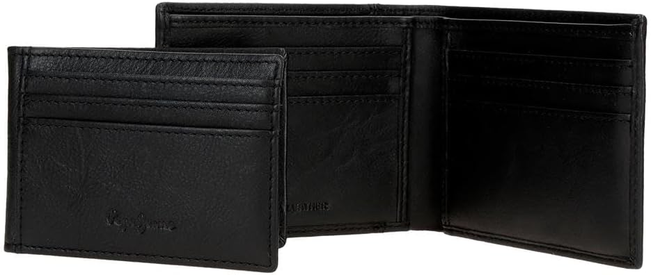 Detalle de Pepe Jeans Cortland Portefeuille Horizontal avec Portefeuille Amovible – Taille Unique