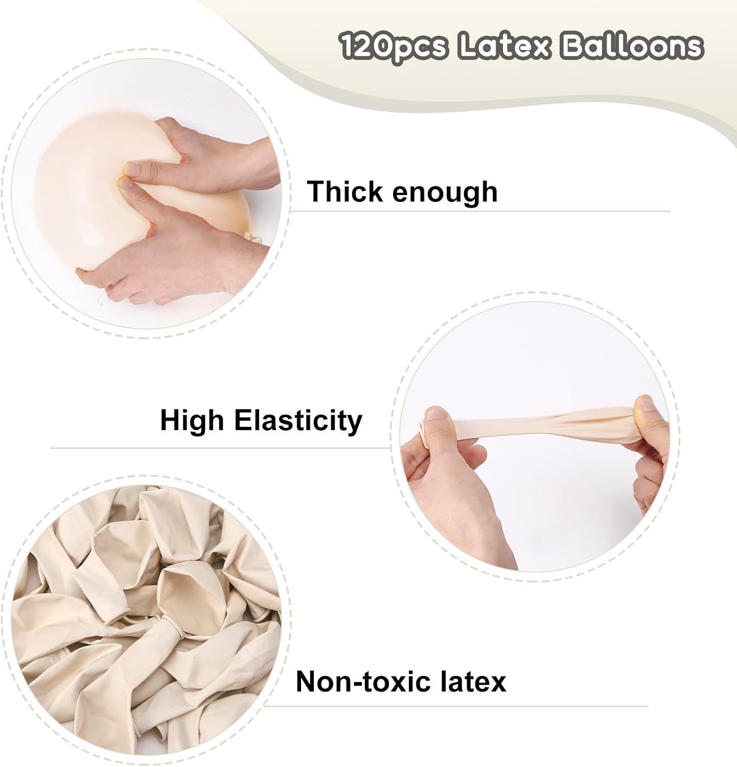 Thumbnail 2 de RUBFAC Latex Balloons, 12-Inch
