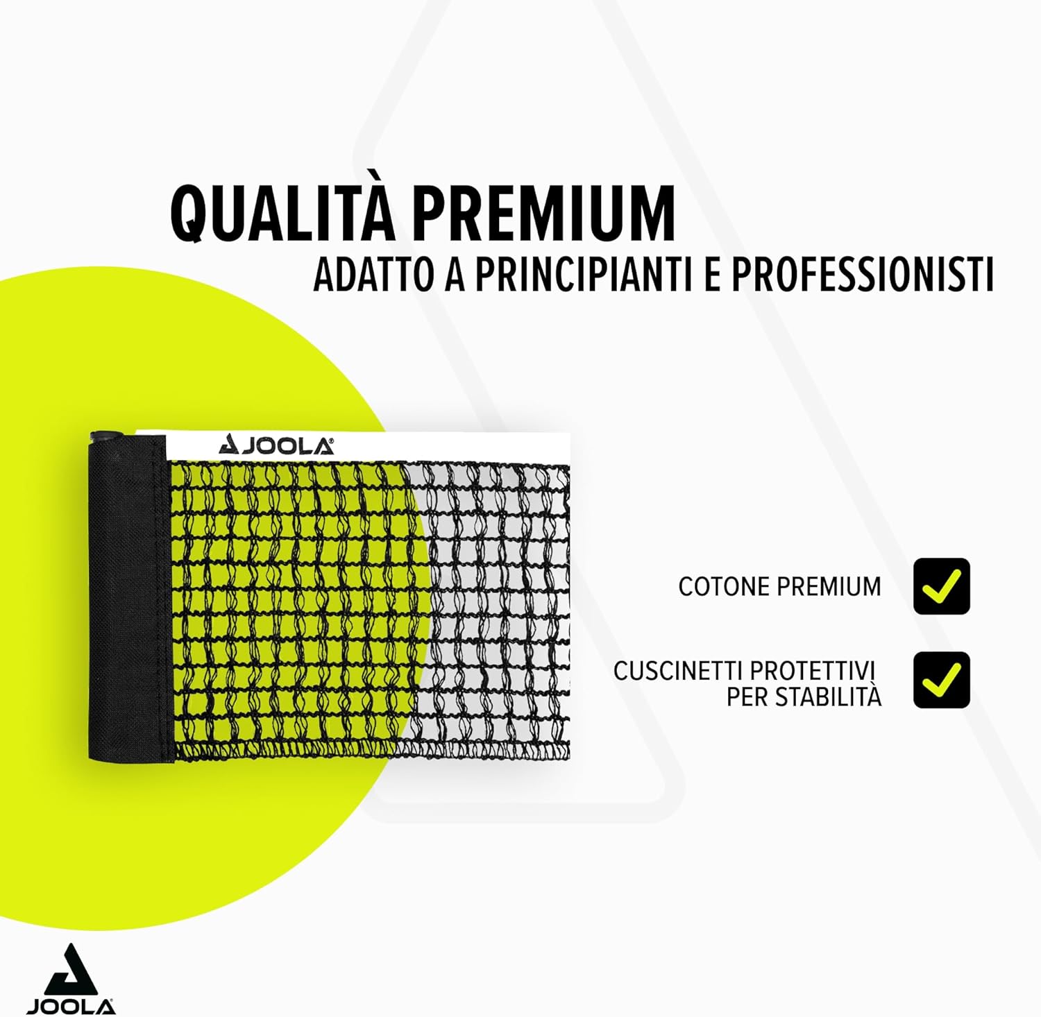 Thumbnail 3 de Joola 31009, Rete da ping pong universale con supporto in metallo – Nero, Unica