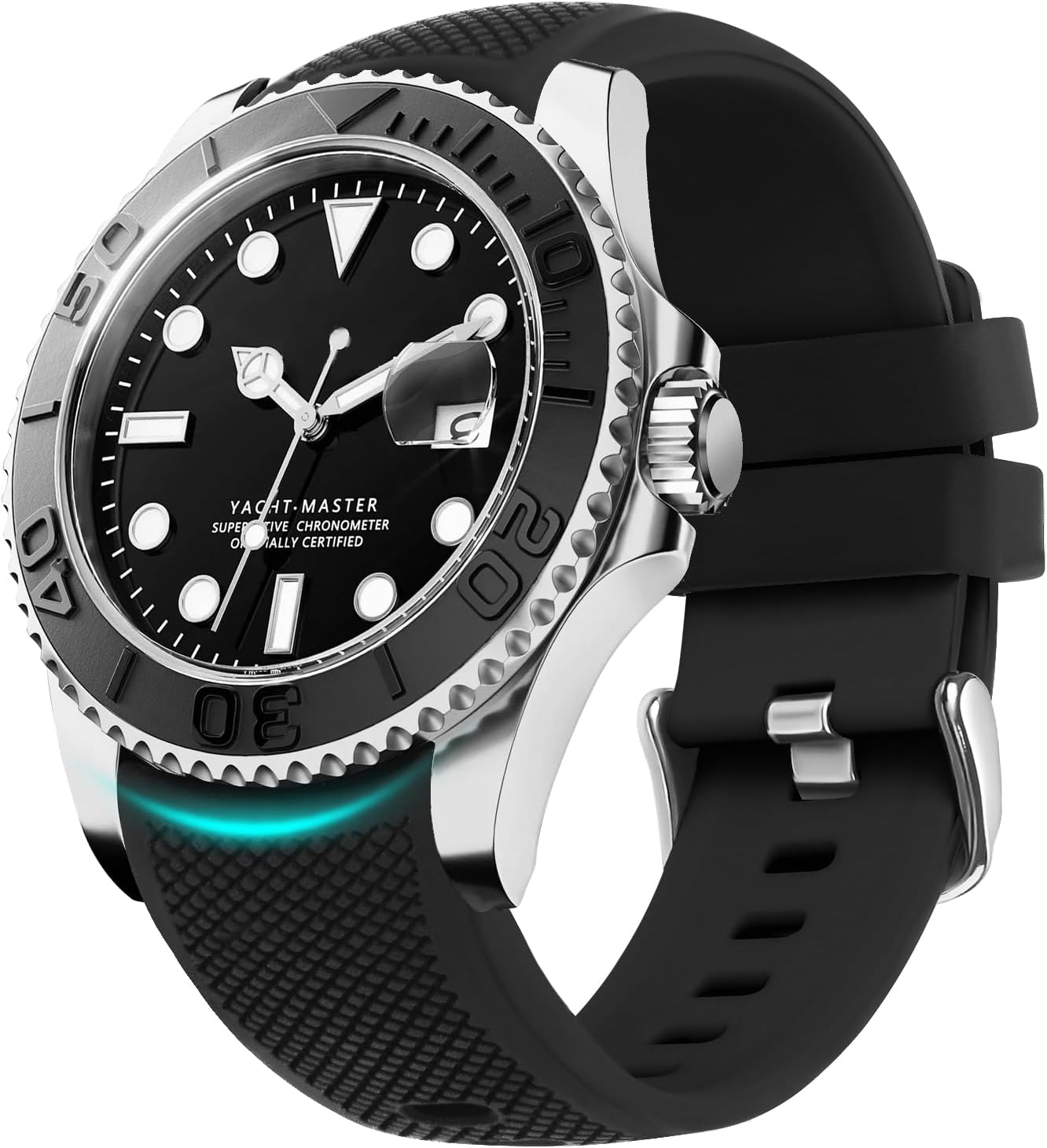 Detalle de Fullmosa cinturino sportivo in silicone 22 mm per smartwatch (anche curvo), compatibile con Samsung Galaxy Watch e Garmin Forerunner