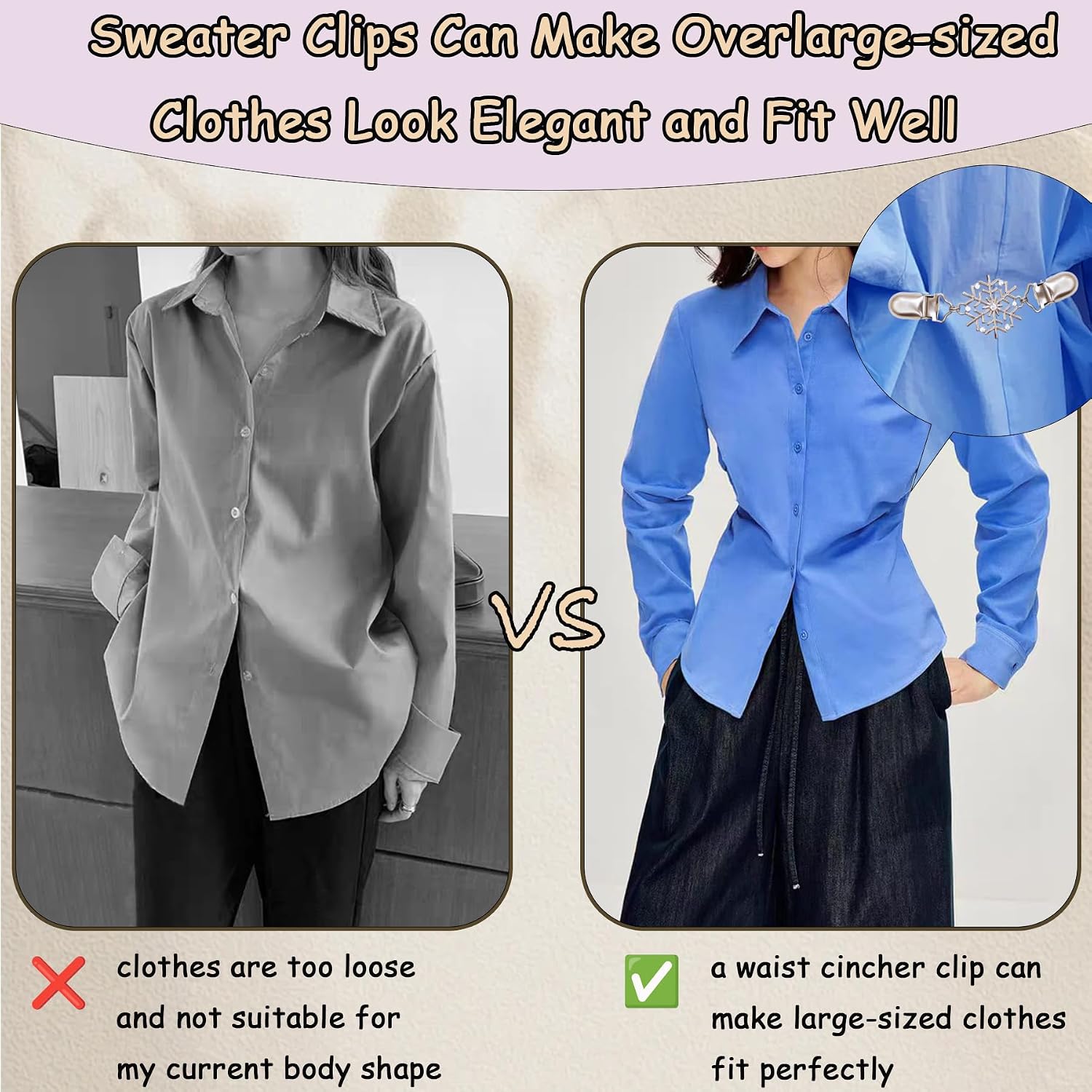 Thumbnail 3 de TEJSP Waist Cincher Clips 2-Piece Set
