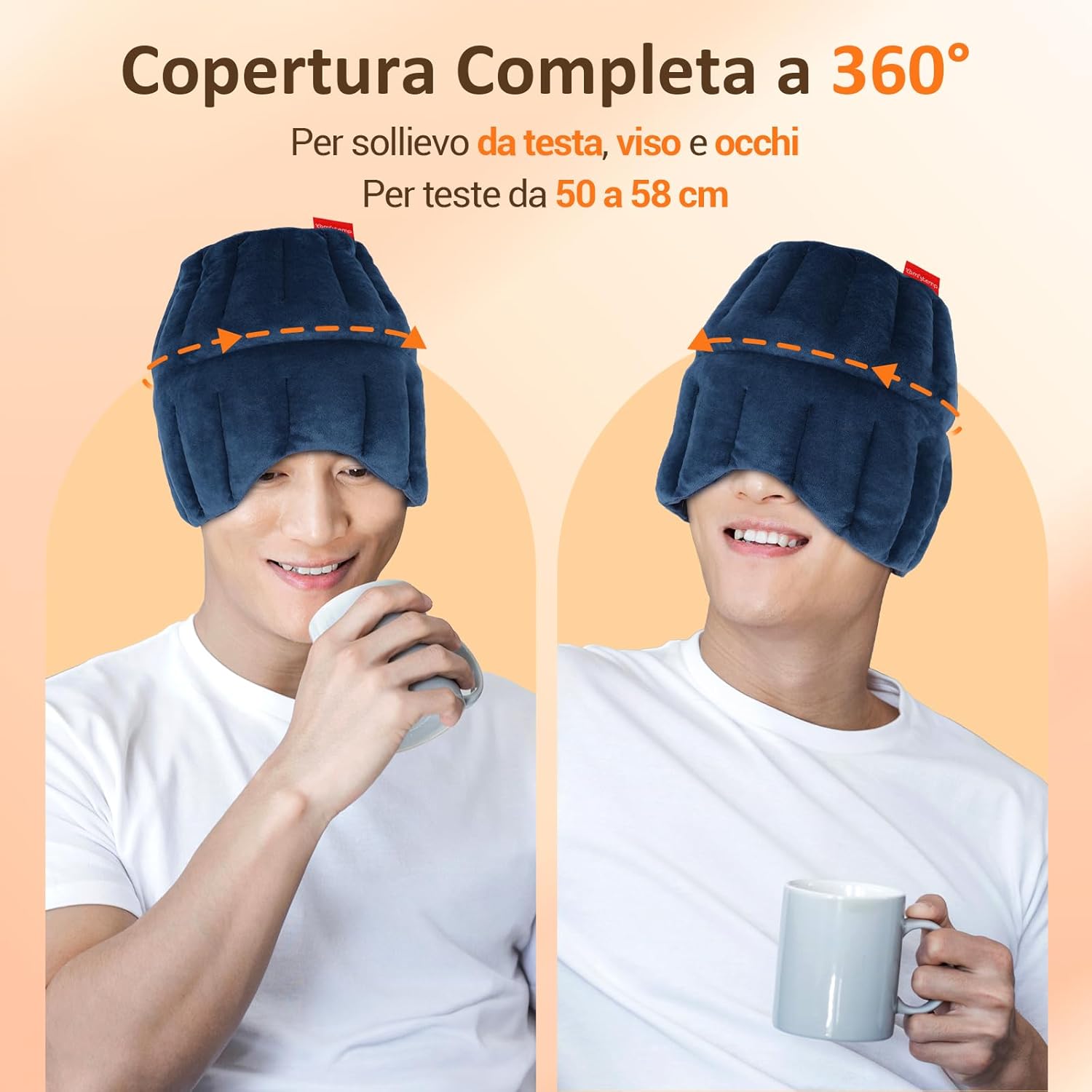 Thumbnail 6 de Comfytemp Cappello Riutilizzabile per Emicrania e Fascia Mal di Testa – Sollievo termico 360°