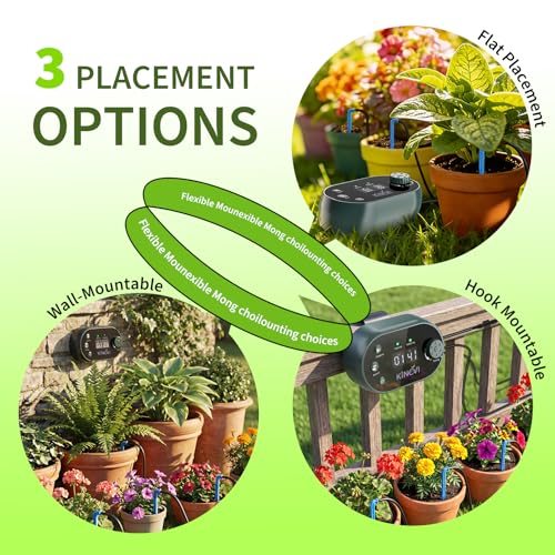 Thumbnail 7 de Sistema de Riego Solar para Jardín KINEVI: Kit de Goteo Autorriego con 15 Cabezas, ideal para exterior e interior