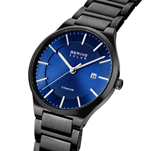Detalle de BERING Men Analog Solar Collection Watch 15239-727 with Titan Strap and Sapphire Crystal