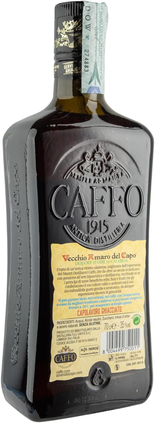 Thumbnail 2 de Vecchio Amaro del Capo - Liquore d'Erbe di Calabria (70 cl) di Vecchia Amaro del Capo