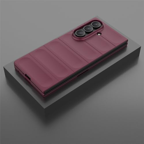 Detalle de BAILI Case per Samsung Galaxy Z Fold7: custodia protettiva in PC con fodera in microfibra