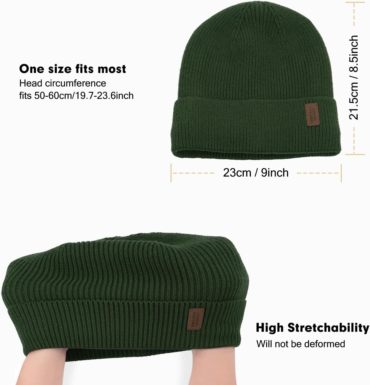 Detalle de Wmcaps Beanie MĂĽtze Herren 8,46 Zoll đź§Ł