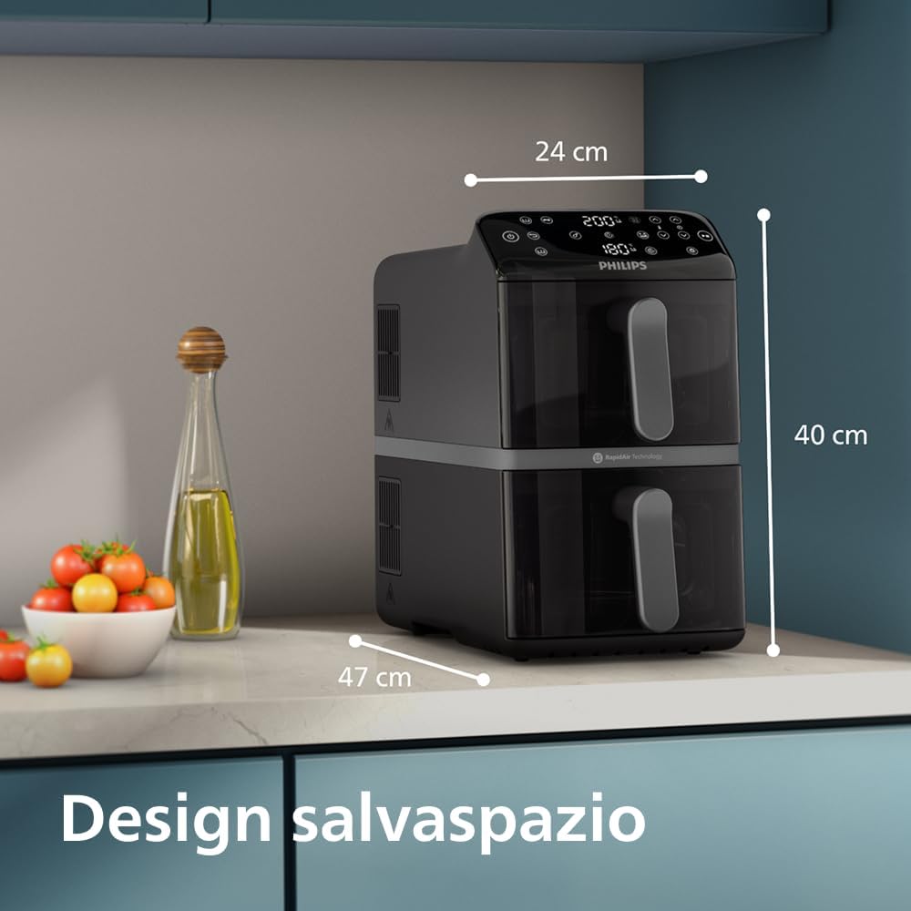 Detalle 2 de Philips Airfryer Serie 4000 friggitrice ad aria 10 L 🍟