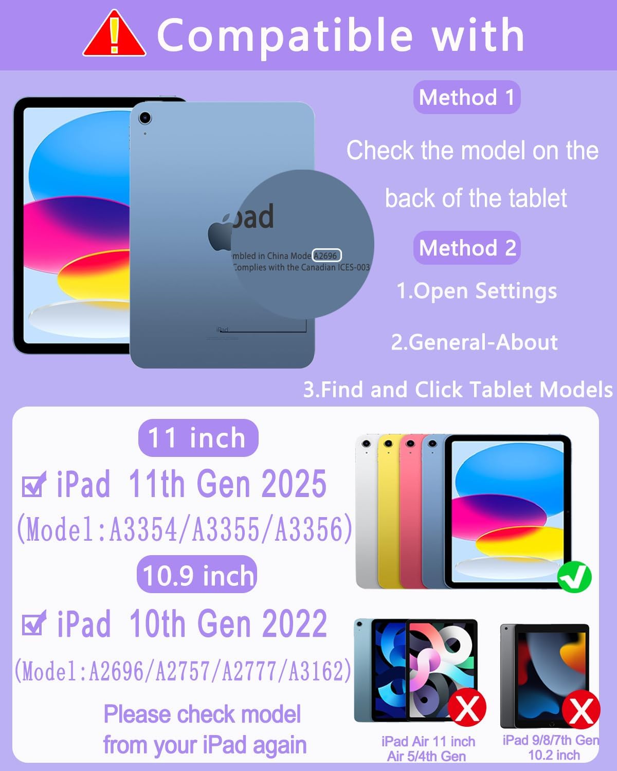 Detalle de EAMPANG iPad Keyboard Case for 11th-Generation iPad