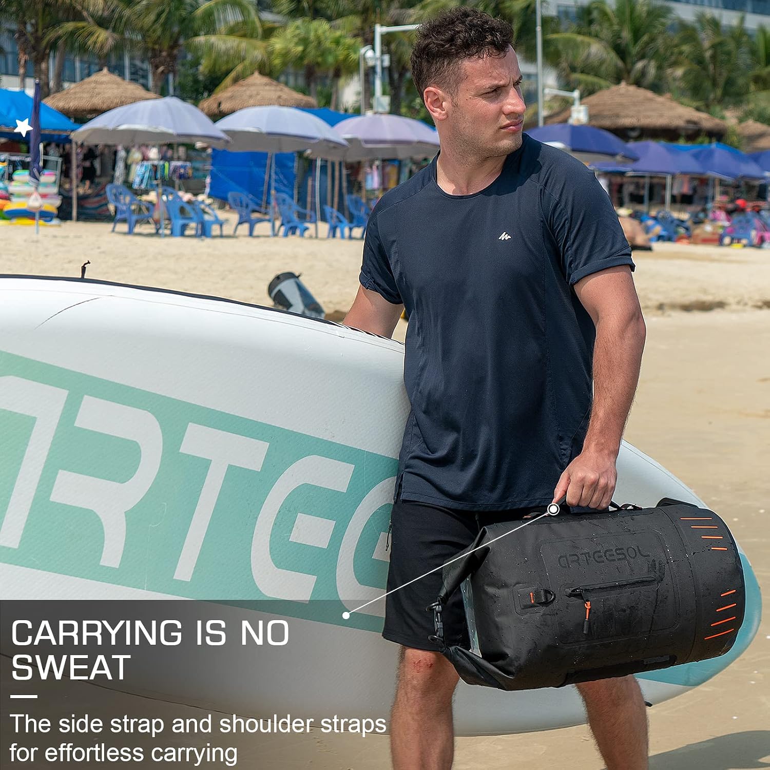 Detalle 2 de Waterproof Dry Bag 45L for kayaking