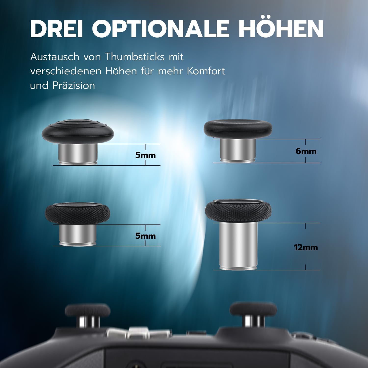 Detalle 2 de Mcbazel 13-in-1 Metall-Thumbsticks & Magnet-Module für Xbox Elite Series 2 (1797)
