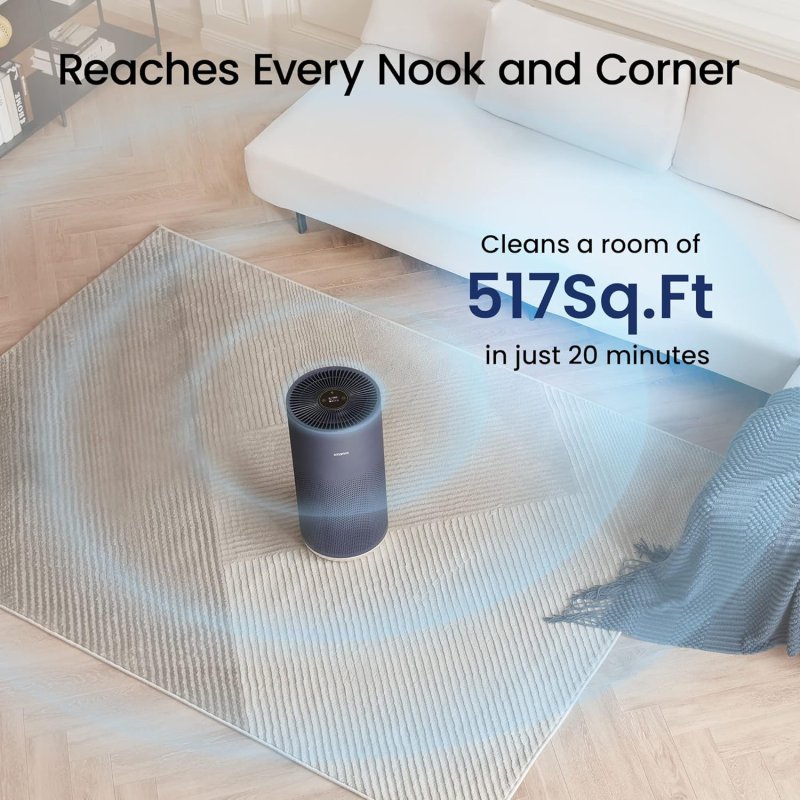 Thumbnail 3 de Purificador de aire Smartmi Air Purifier 2 con HEPA H13, luz UV y control inteligente