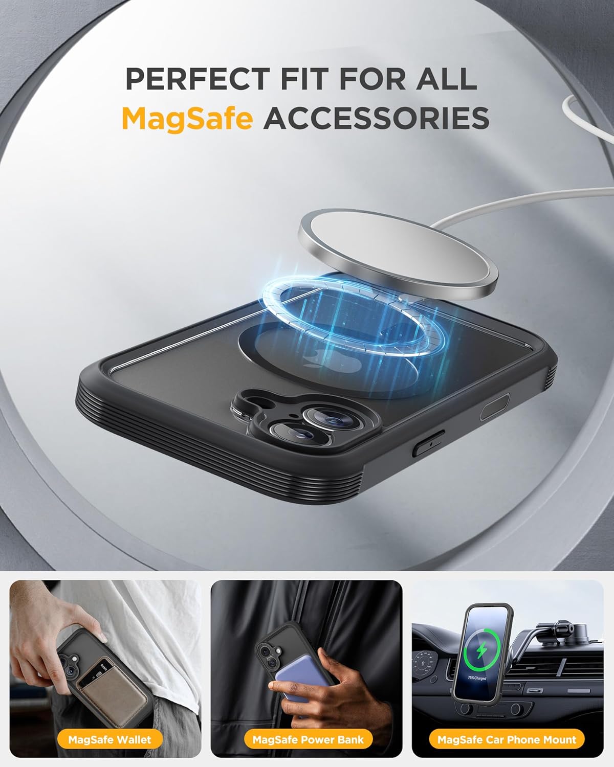 Thumbnail 5 de Miracase iPhone 17 6.3" Protective Case