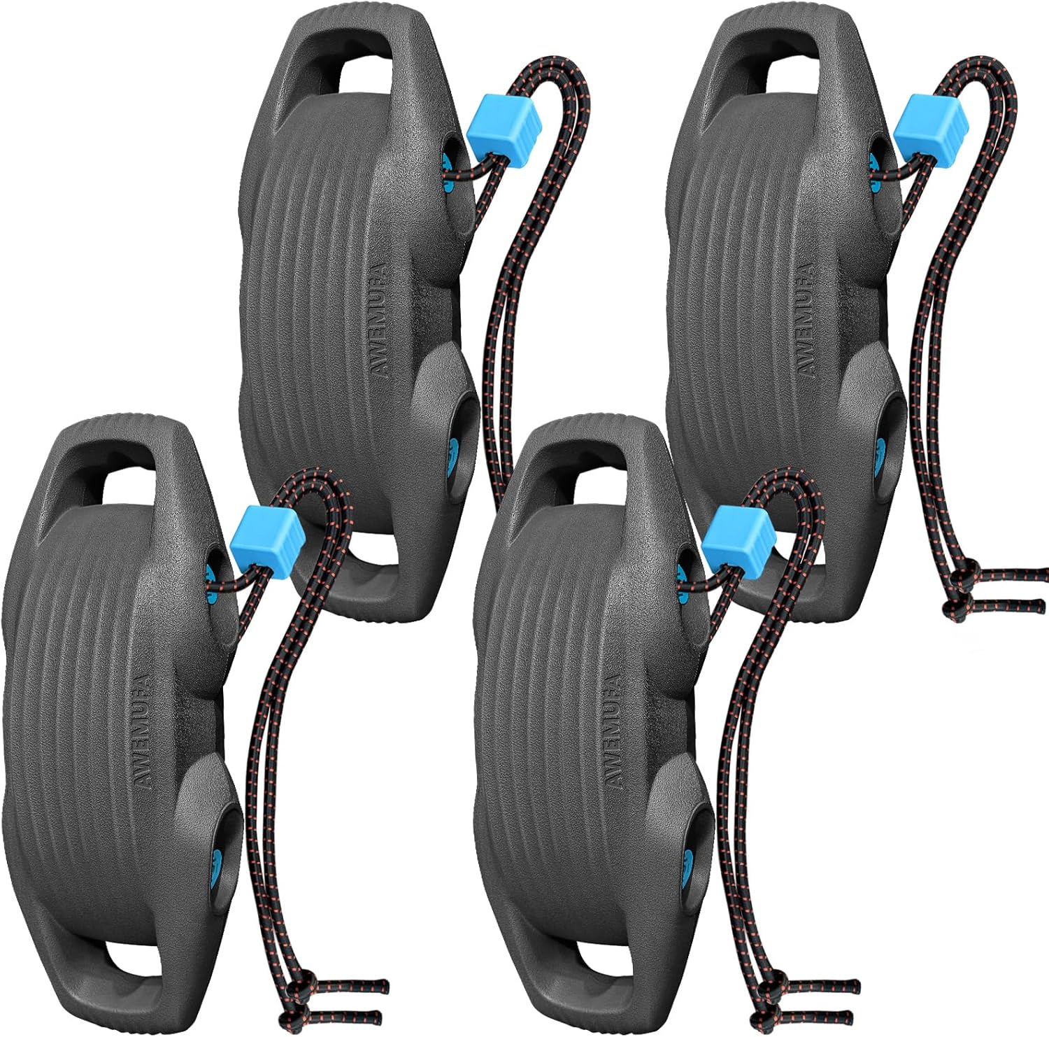 Detalle de AWEMUFA Boat Fenders: Easy-Install Dock Bumpers for Pontoon, Bass, Jet Ski, and Fishing Boats