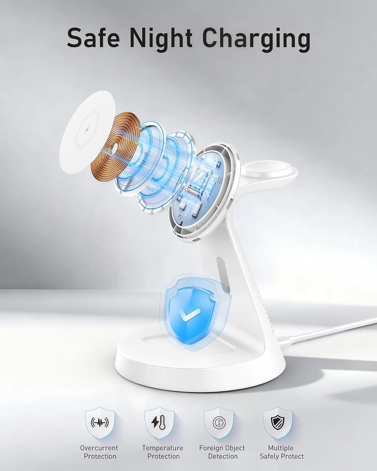 Thumbnail 5 de Wireless Charger 3‑in‑1 Charging Station for iPhone