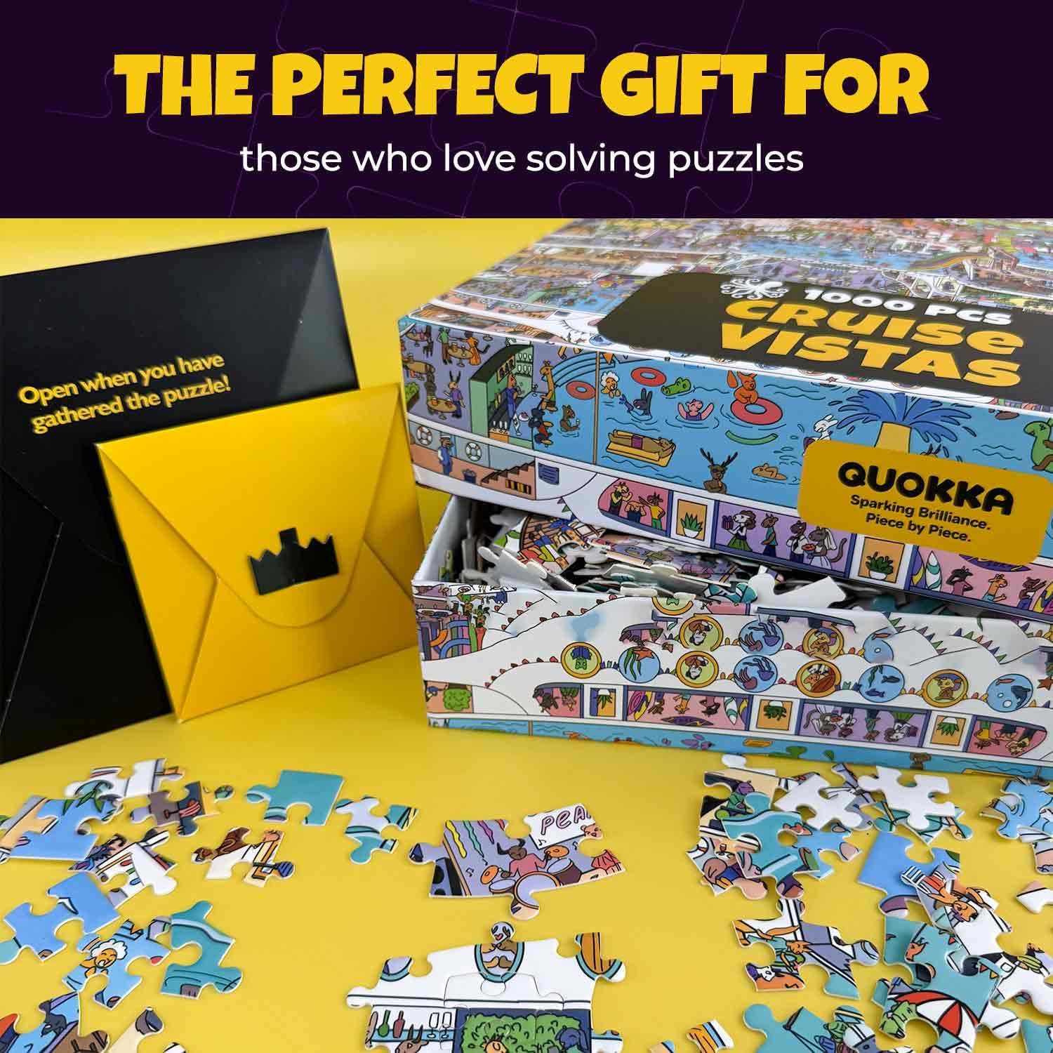 Thumbnail 6 de QUOKKA 1000-Piece Animal Bash Puzzle 🧩