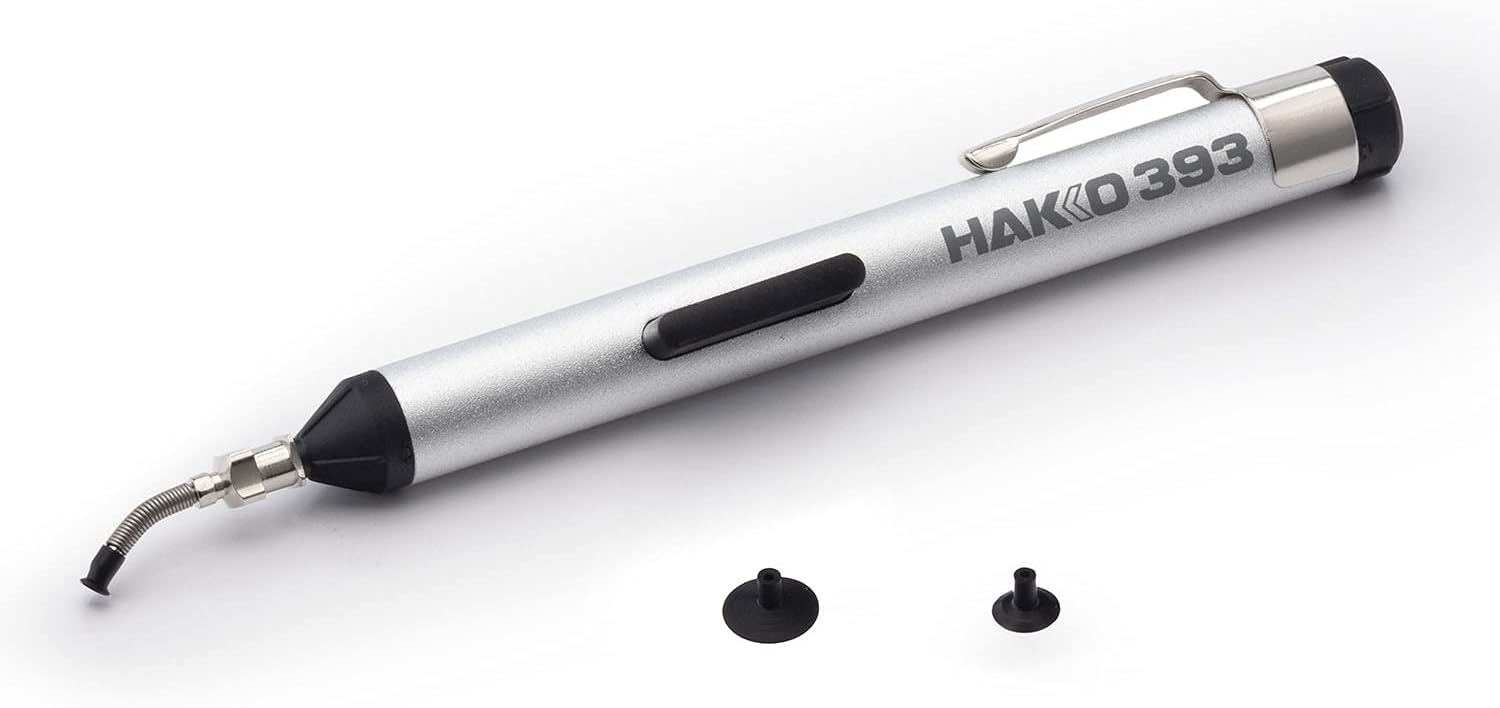 Detalle 2 de 白光(HAKKO) 393-1 吸着ピンセット 手動スポイド式・導電性シリコンゴムパッド