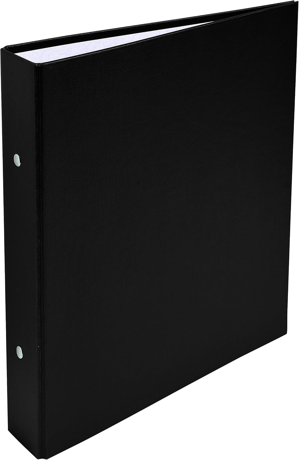 Detalle de Exacompta 51071E – Lot de 20 classeurs rigides PP A5 noir (2 anneaux, 25 mm) – fabrication française