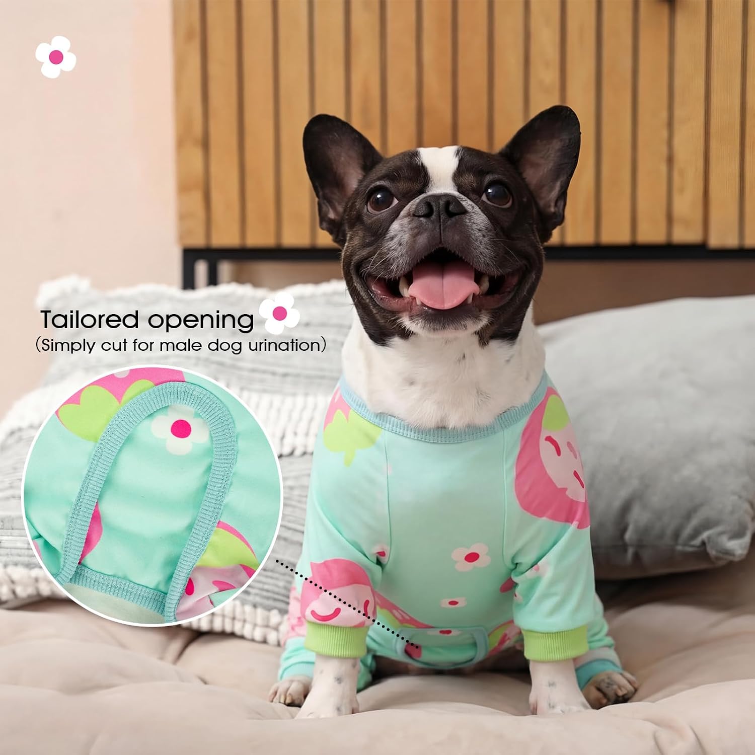 Detalle 2 de BRKURLEG Dog Recovery Suit, Green
