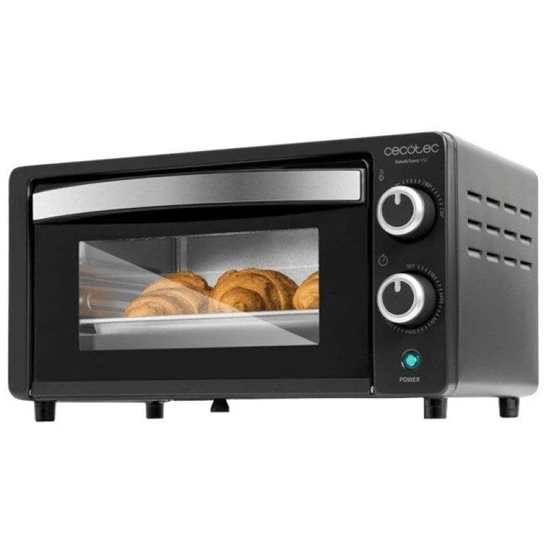 Detalle 2 de Cecotec Bake&Toast 1090 Black: Horno de sobremesa 10 L y 1000 W para cocinas pequeñas