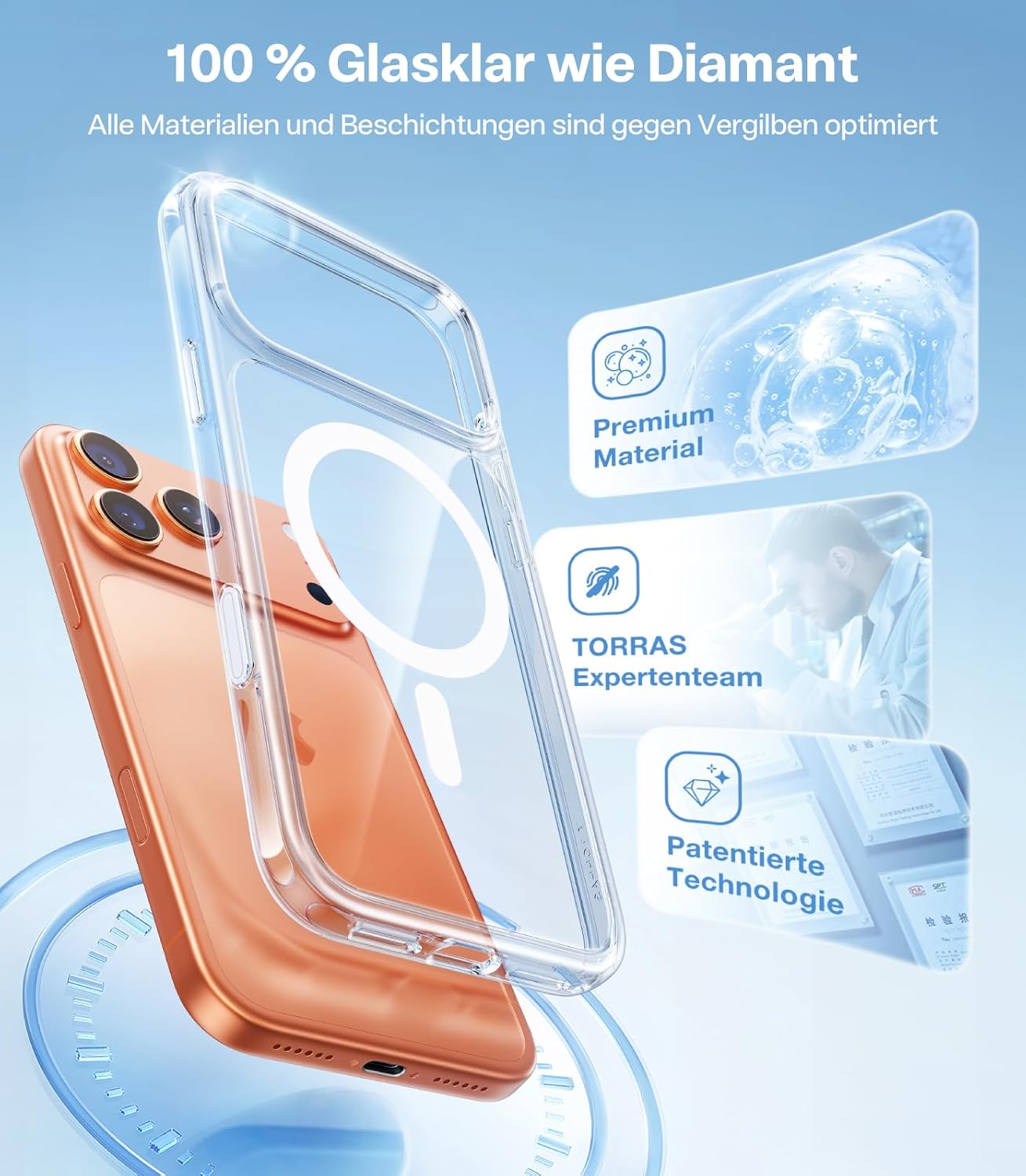 Thumbnail 5 de TORRAS Guardian-Mag iPhone 17 Pro Hülle – stoßfest