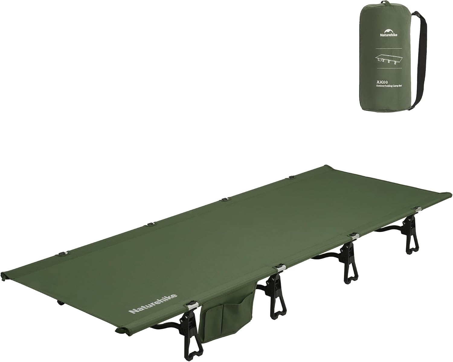 Detalle de Naturehike 6977465866622 campingsäng, hopfällbar med aluminiumram, 3,2 kg