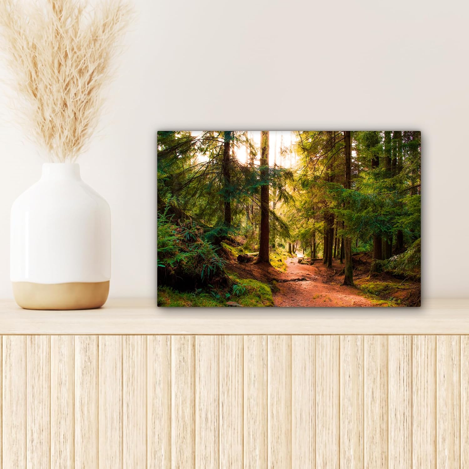 Thumbnail 2 de MuchoWow Impression sur Toile 30x20 cm Decoration Murale