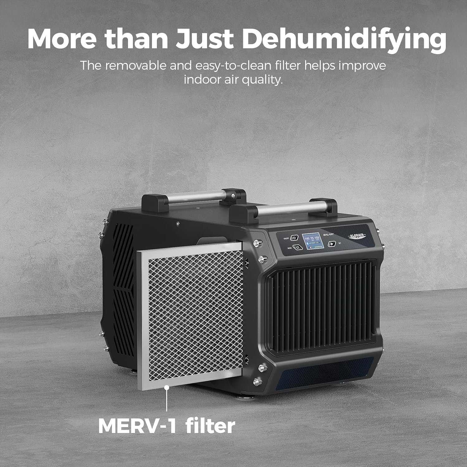 Detalle de ALORAIR Galaxy 60 Crawl Space Dehumidifier, 145 PPD, 1,800 sq. ft.