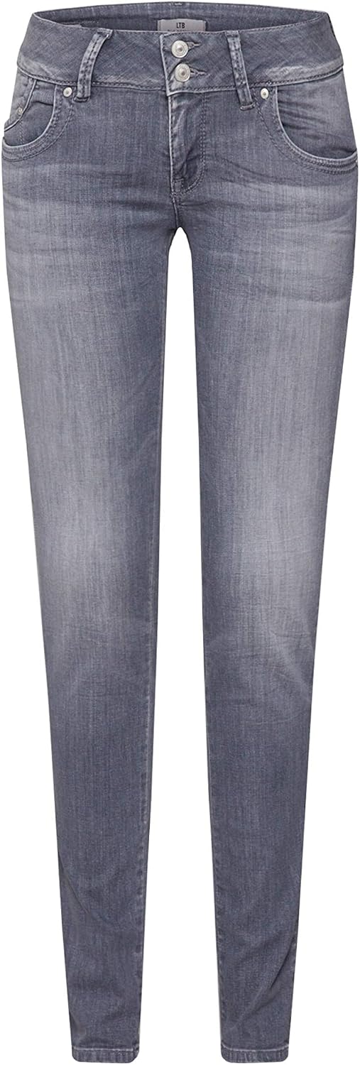 Detalle de LTB Jeans Molly – Jeans femme straight à 5 poches, stretch et détails boutonnés