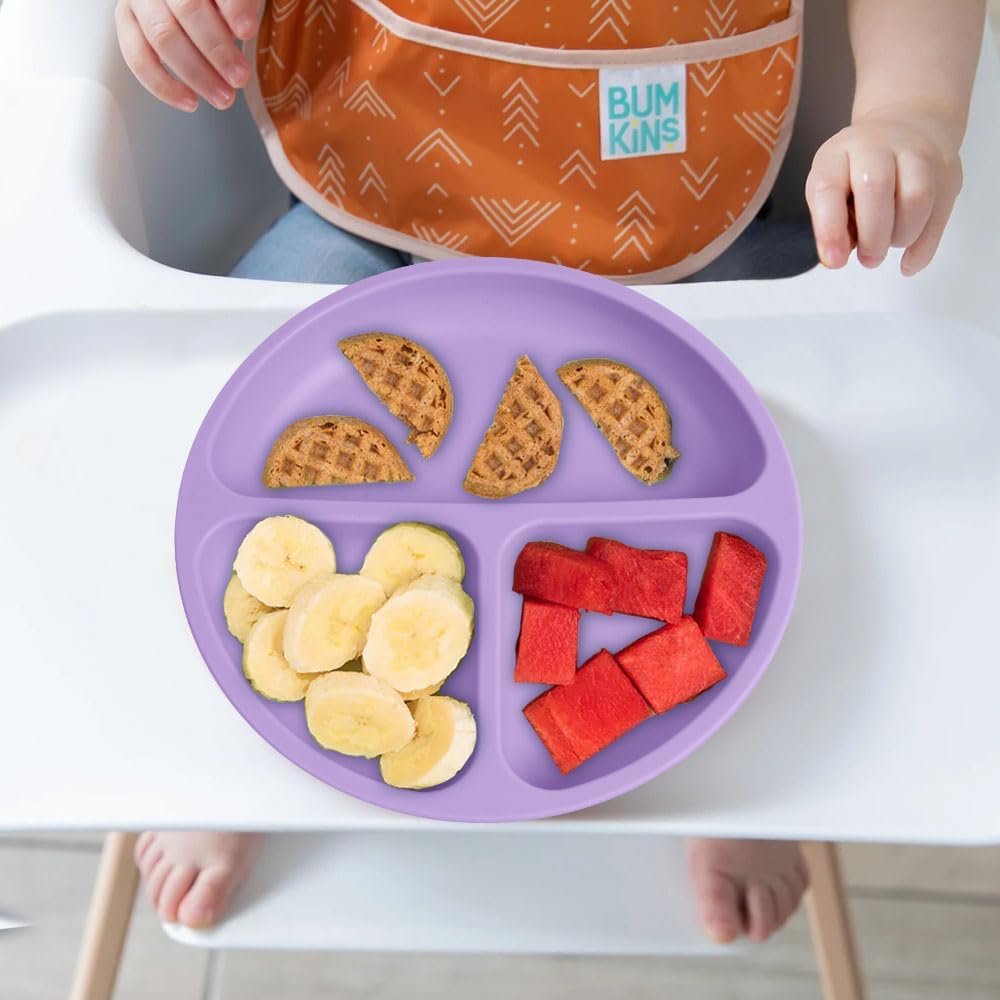 Thumbnail 5 de Vicloon Piatto con Ventosa per Bambini in Silicone – Set da 3, lavabile in lavastoviglie, per svezzamento