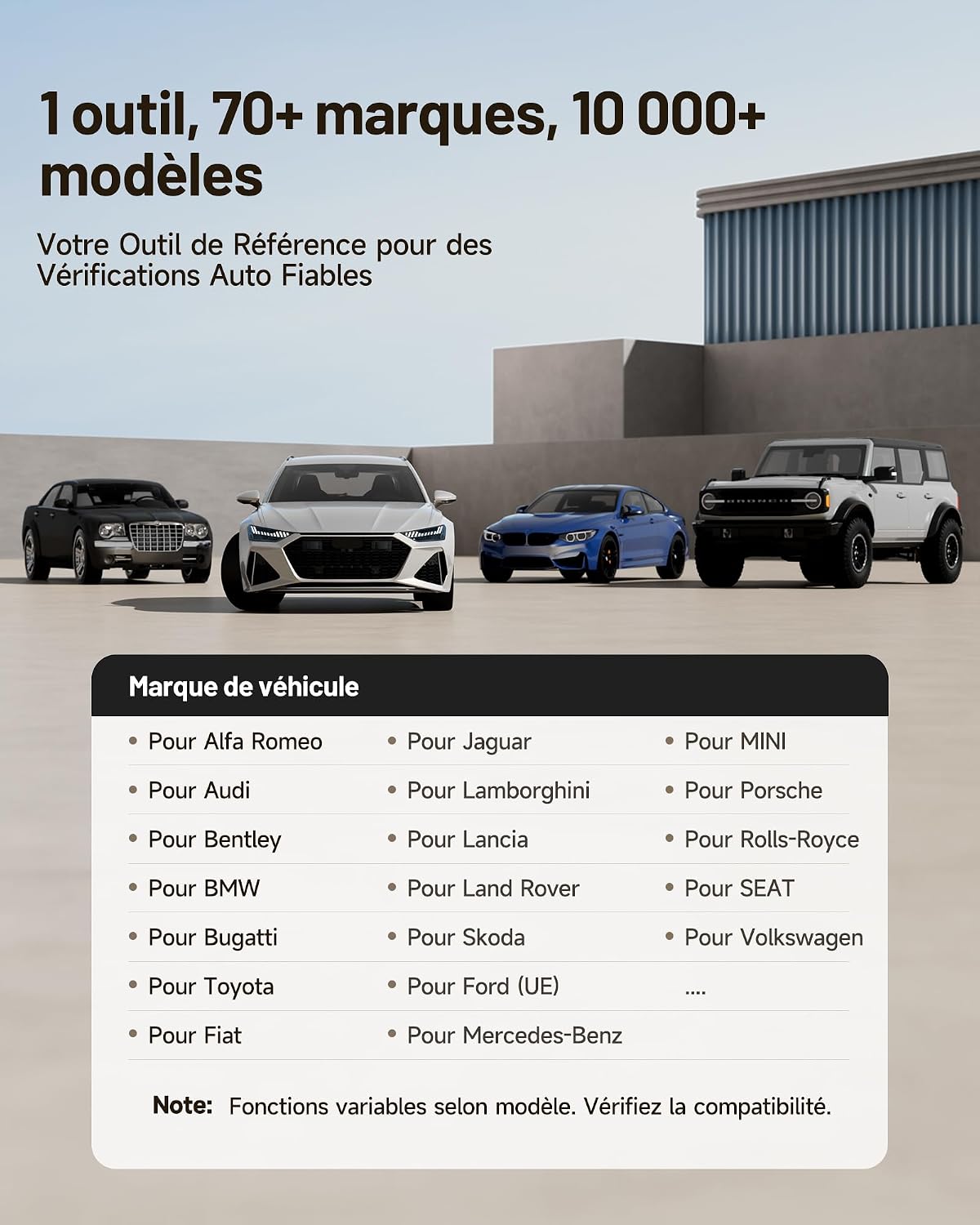 Thumbnail 5 de TOPDON AD500 Valise diagnostic OBD2 4 systèmes