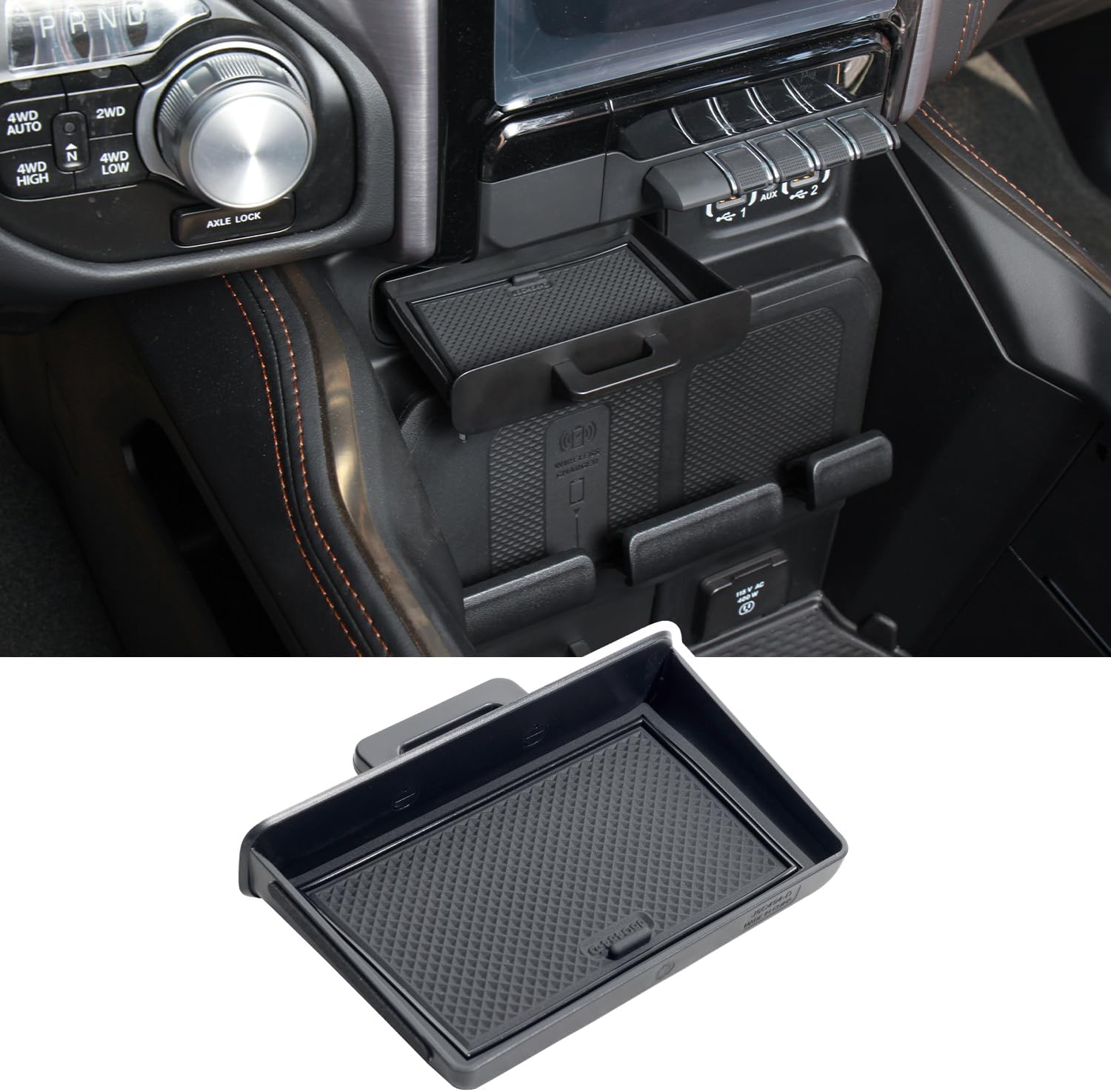 PIMCAR Ram console storage drawer ABS