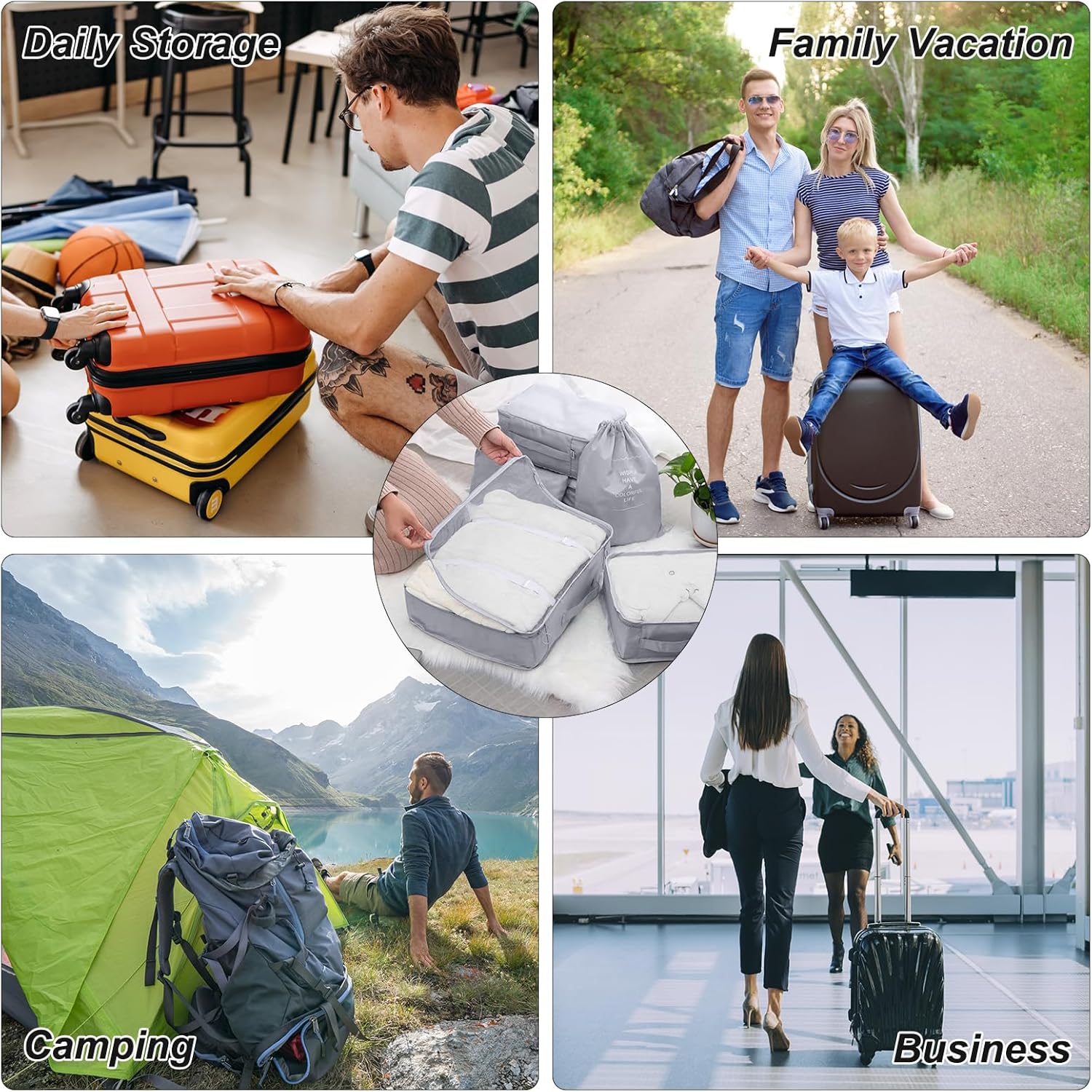 Thumbnail 6 de Koffer Organizer Set 10 Stück