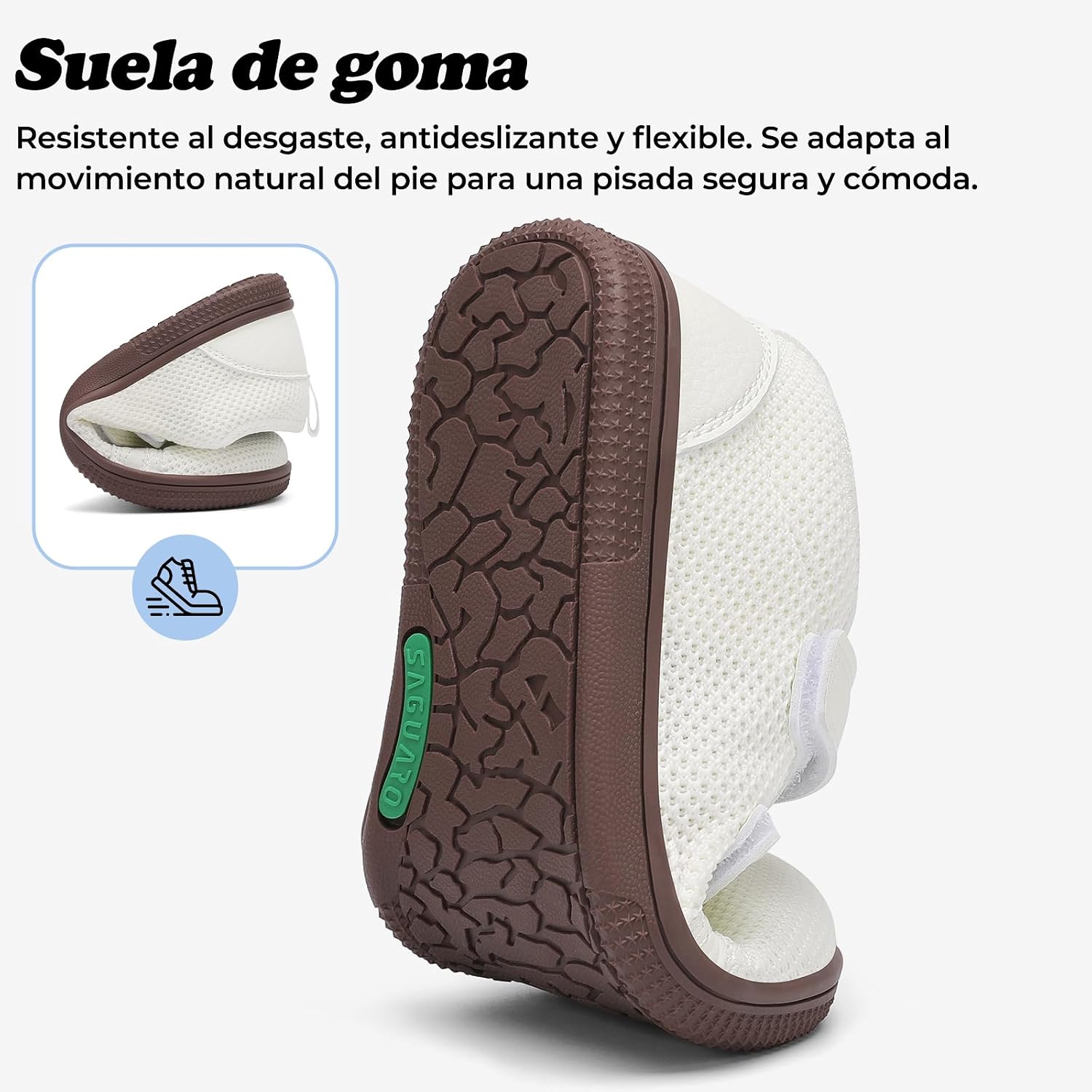 Thumbnail 5 de SAGUARO Zapatillas Barefoot Niños Zero‑Drop Gr.25‑35
