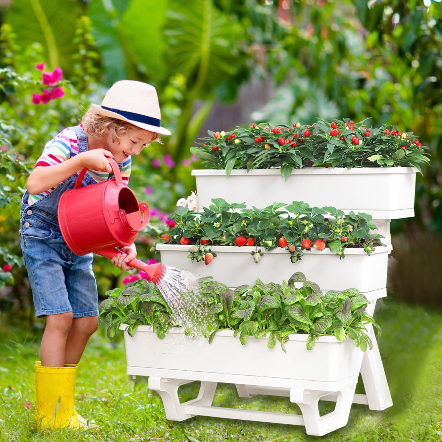 Detalle de 3-Tier Vertical Raised Garden Bed