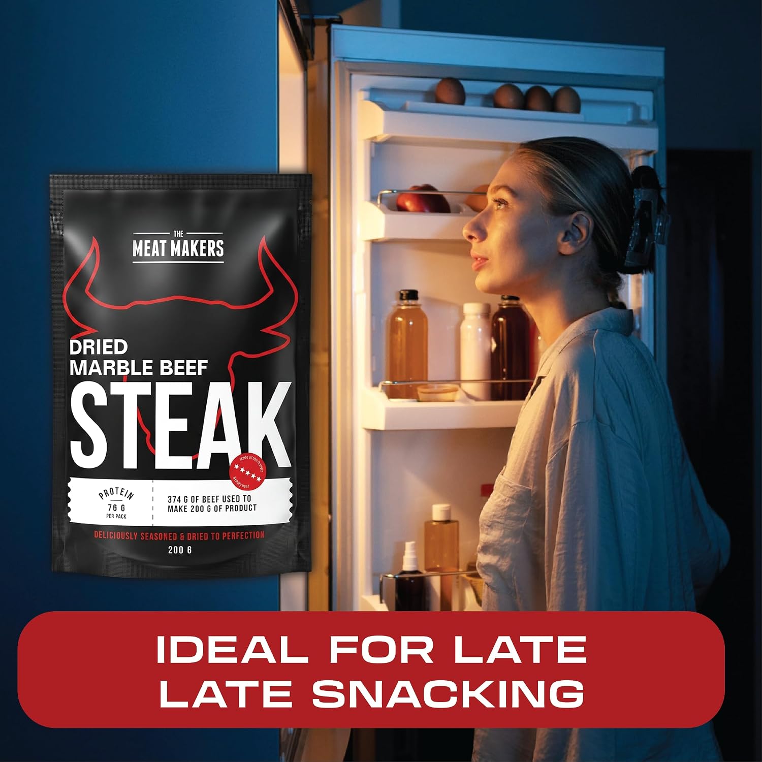 Thumbnail 6 de THE MEAT MAKERS – Beef Jerky Marble Steak, 200 g