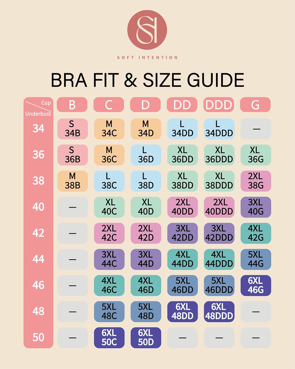 Thumbnail 5 de Soft Intention Jelly Wireless Bra (Seamless Push Up, Full Coverage) — Regular & Plus Size