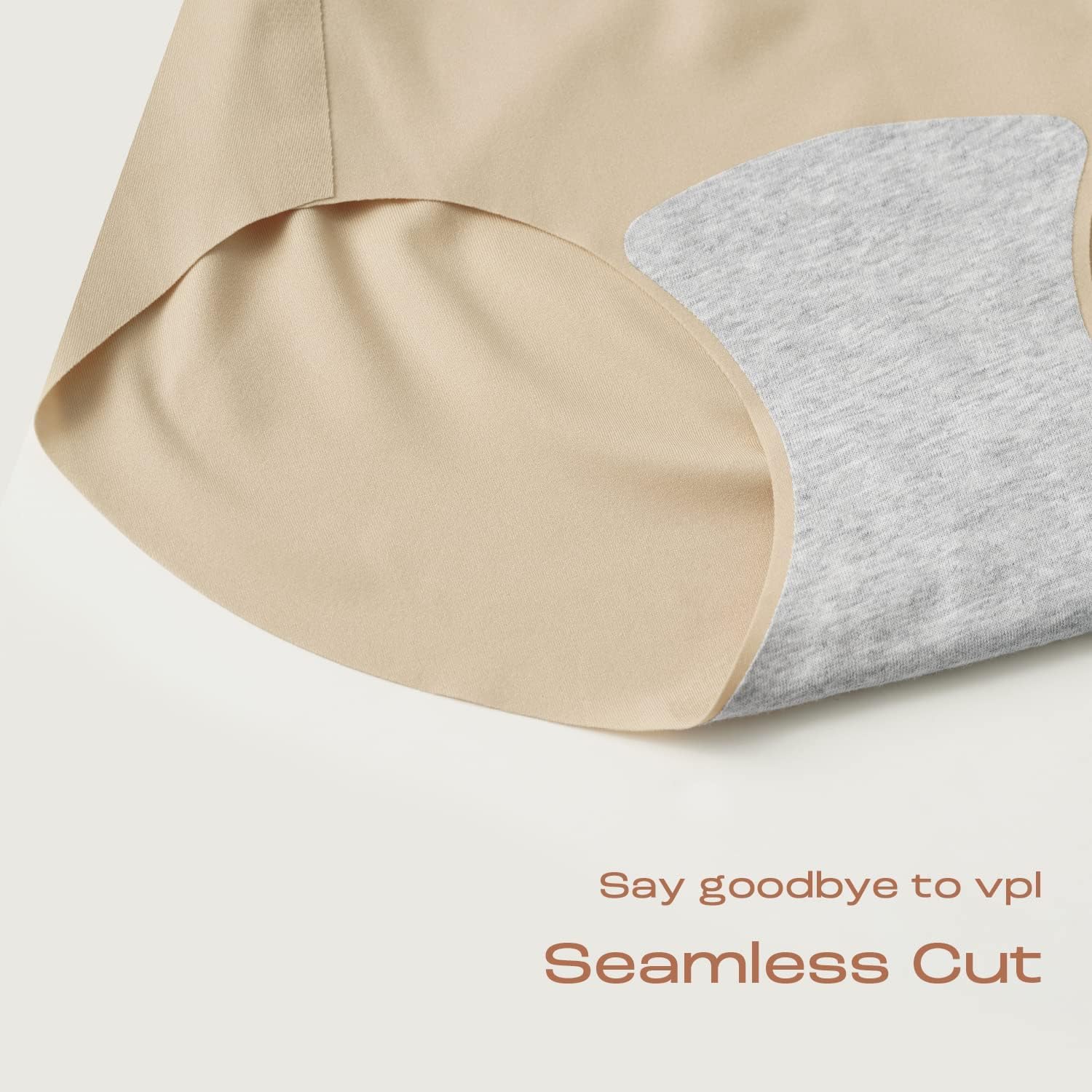 Thumbnail 5 de INNERSY Women's Seamless No Show Hipster Panties 3-Pack