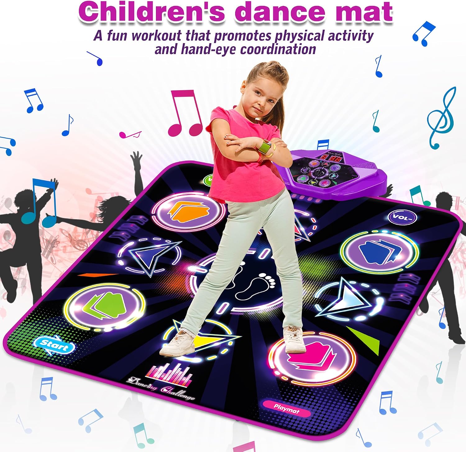 Detalle 1 de Kusntin Dance Mat with 5 Game Modes