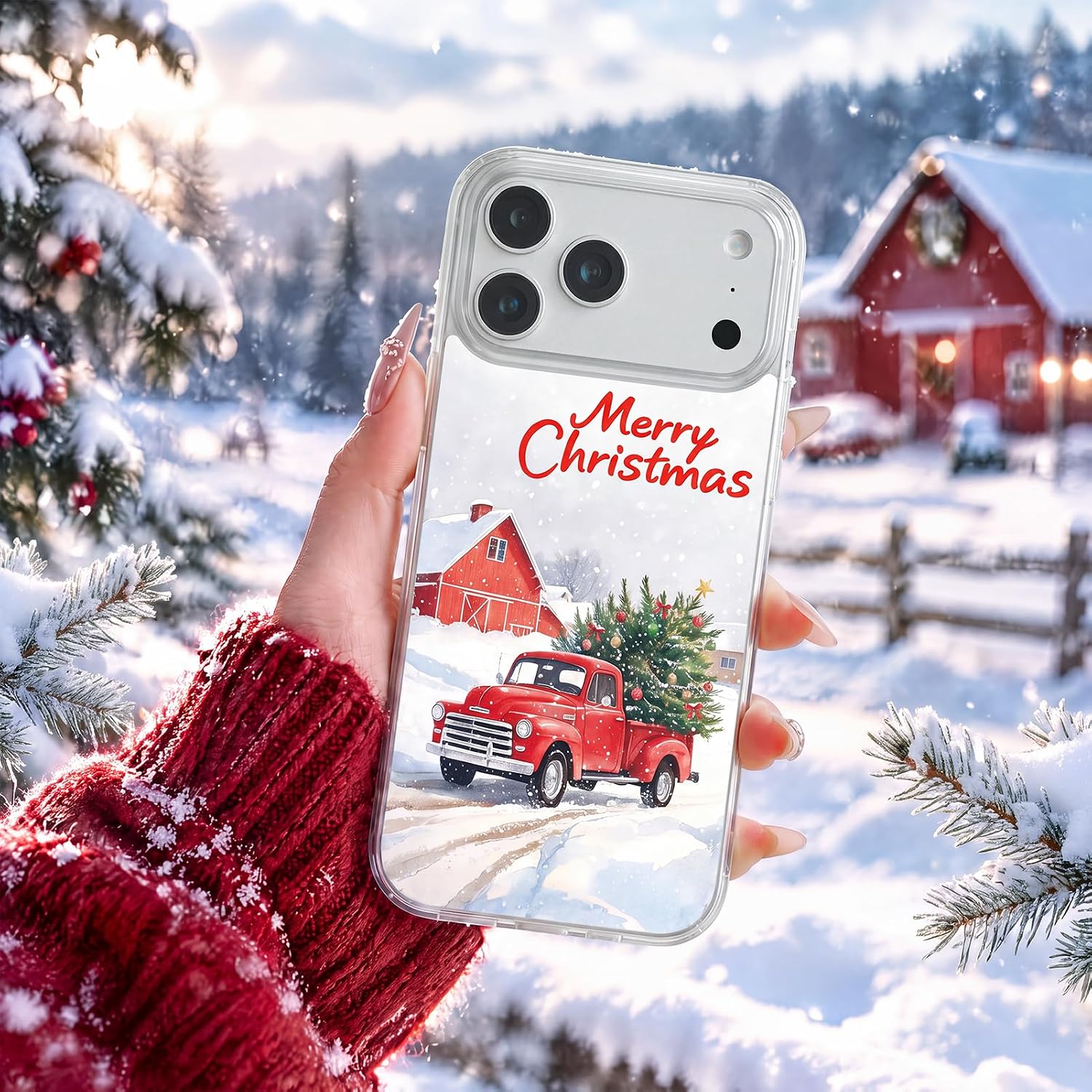 Detalle 1 de ILFINDYOU Christmas phone case for iPhone 17 Pro Max