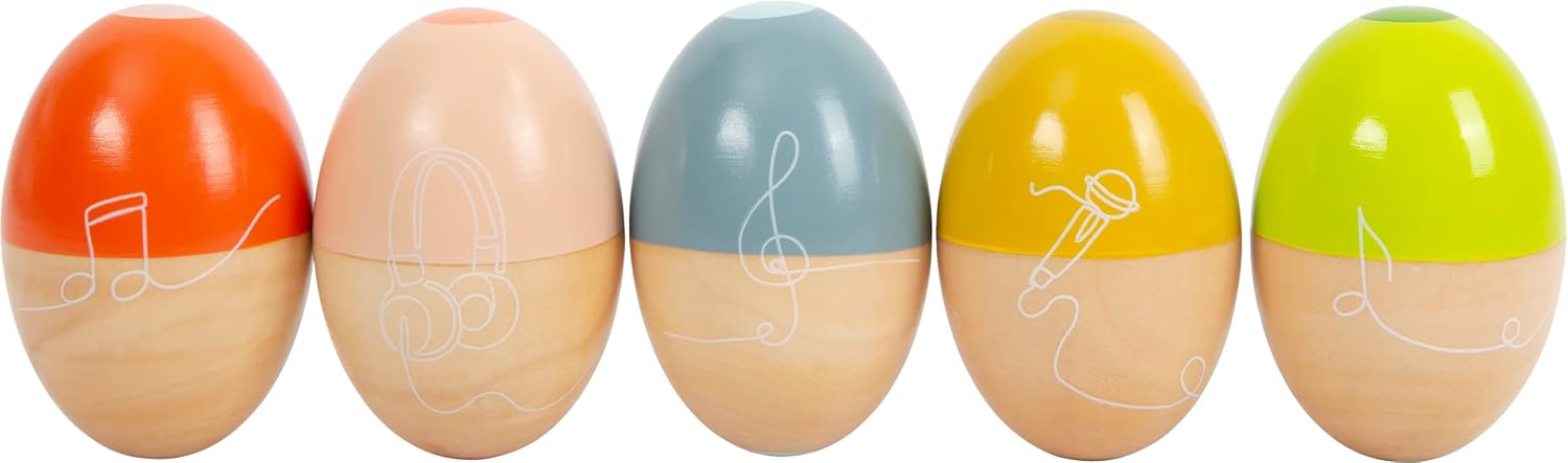 Thumbnail 1 de Groovy Beats : œufs musicaux en bois pour enfants (à partir de 6 mois) – Small Foot