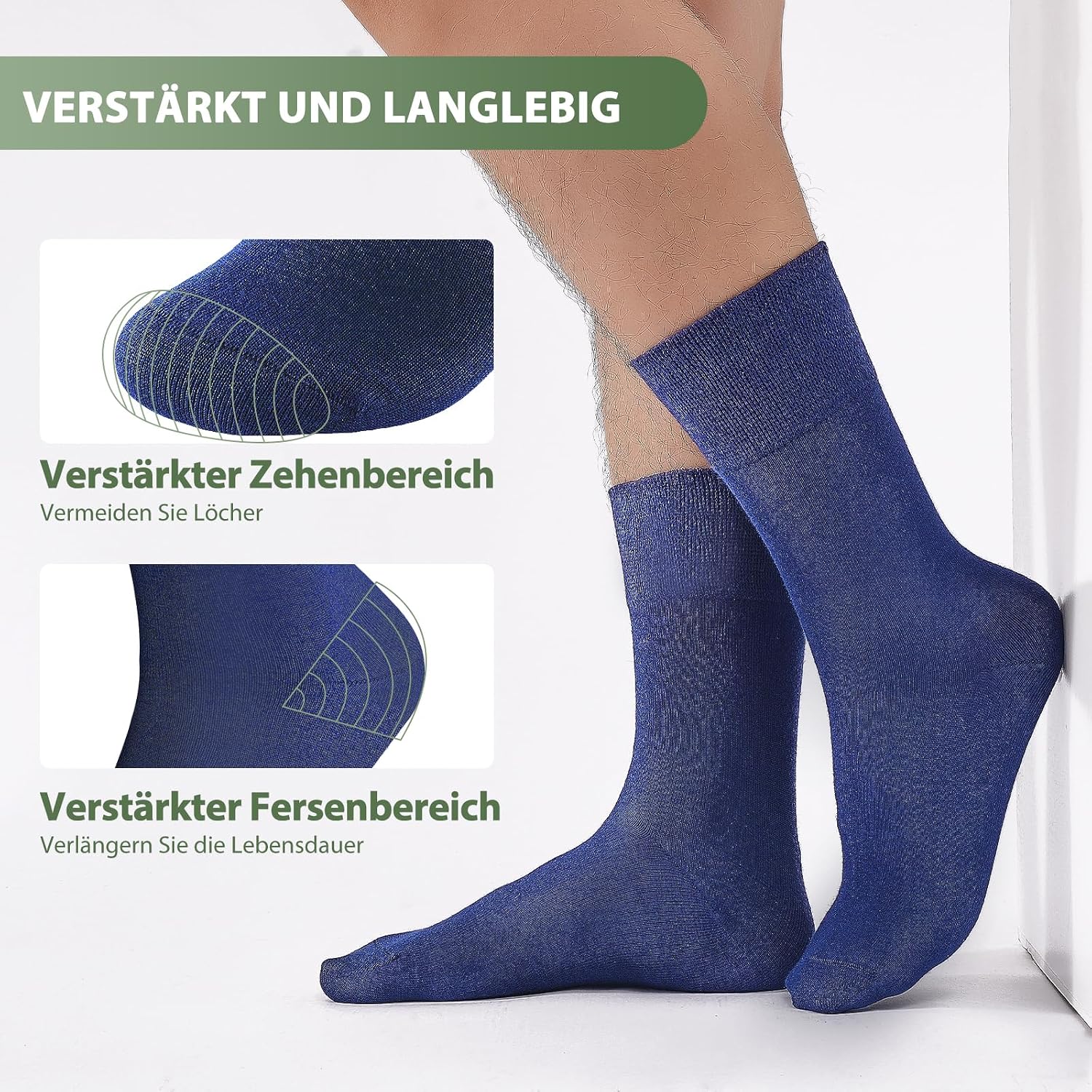 Detalle de Niorasen Bambus Diabetikersocken 80% Bambusviskose