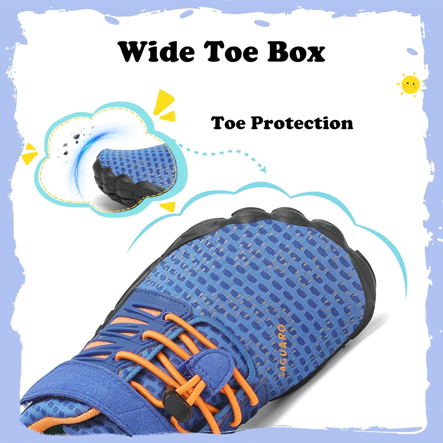 Thumbnail 1 de SAGUARO Barfußschuhe Kinder Outdoor – Flexible, atmungsaktive Barfußschuhe für Jungen & Mädchen, Gr.24-36