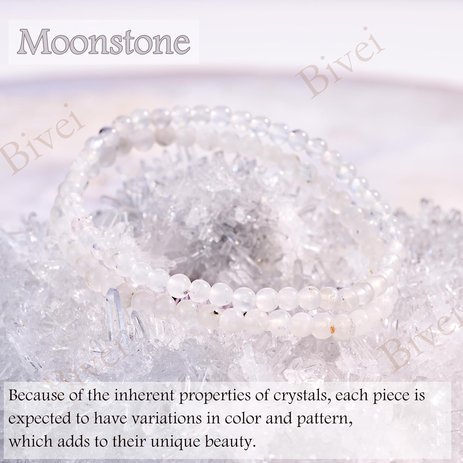 Detalle 2 de Bivei Crystal Bracelet 4mm beaded bracelet