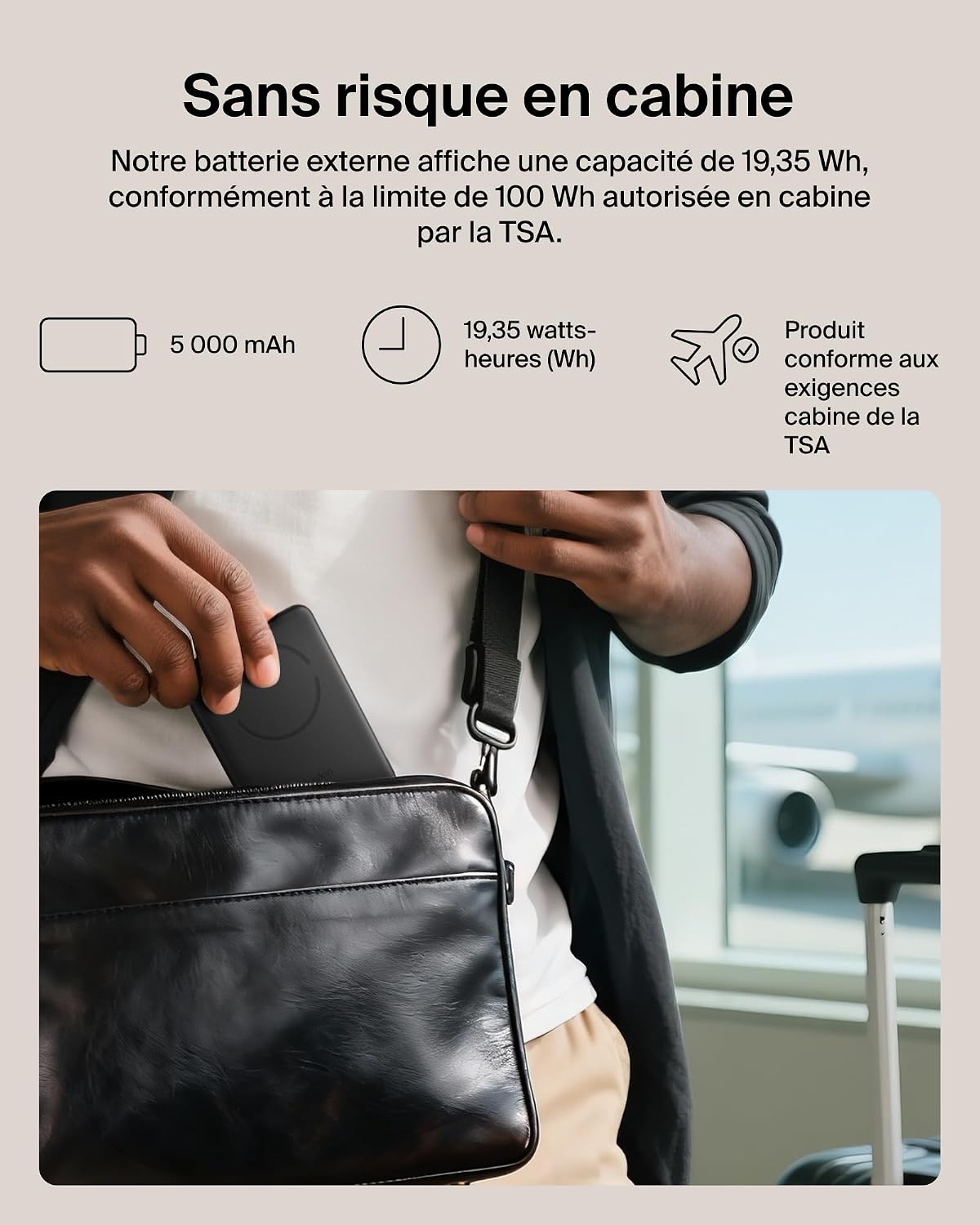 Thumbnail 4 de Belkin BoostCharge Batterie Externe Qi2 15 W – Chargeur portable magnétique 5 000 mAh