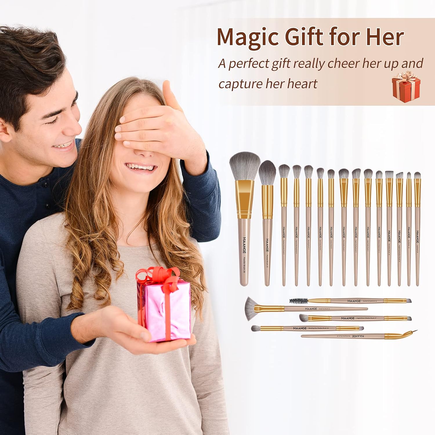 Thumbnail 6 de MAANGE Makeup Brush Set, 20-piece