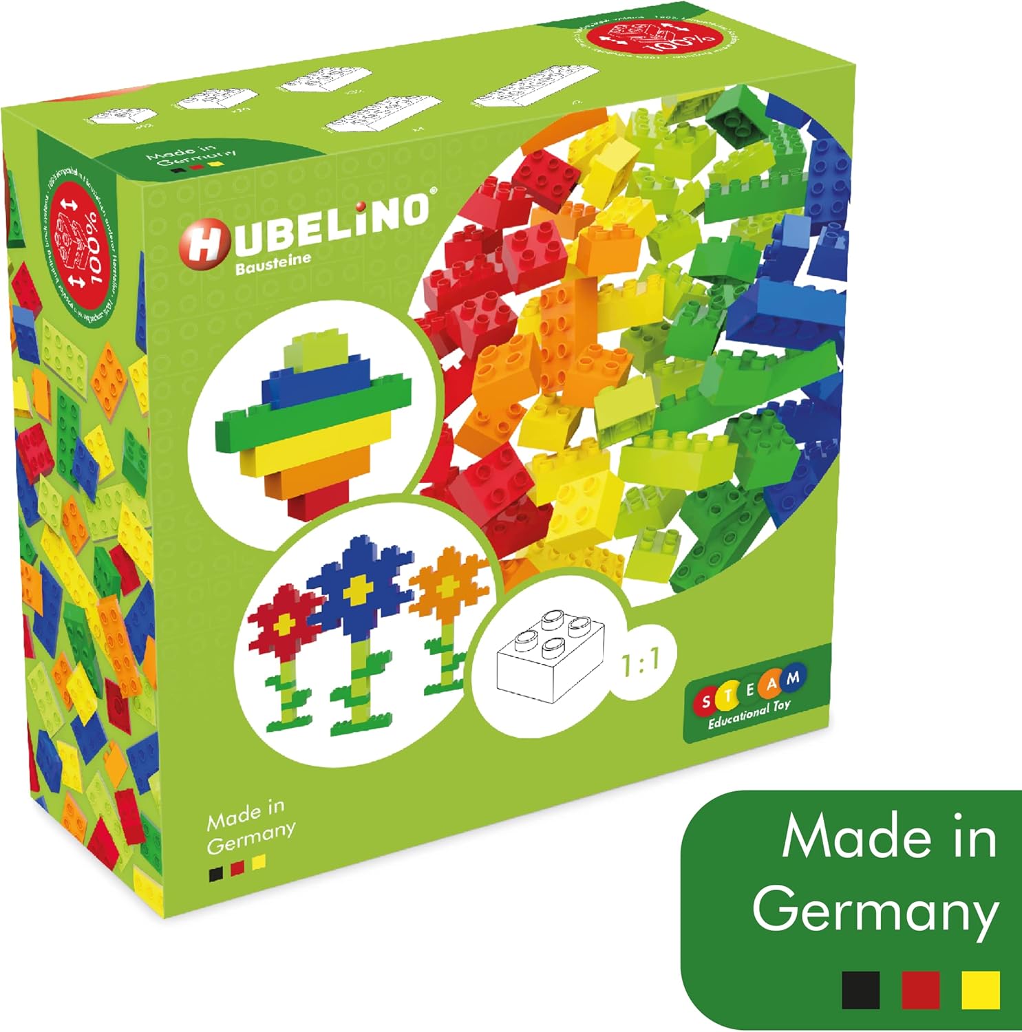 Thumbnail 6 de Hubelino #400390 120-teilige Bausteine (kompatibel) – Made in Germany