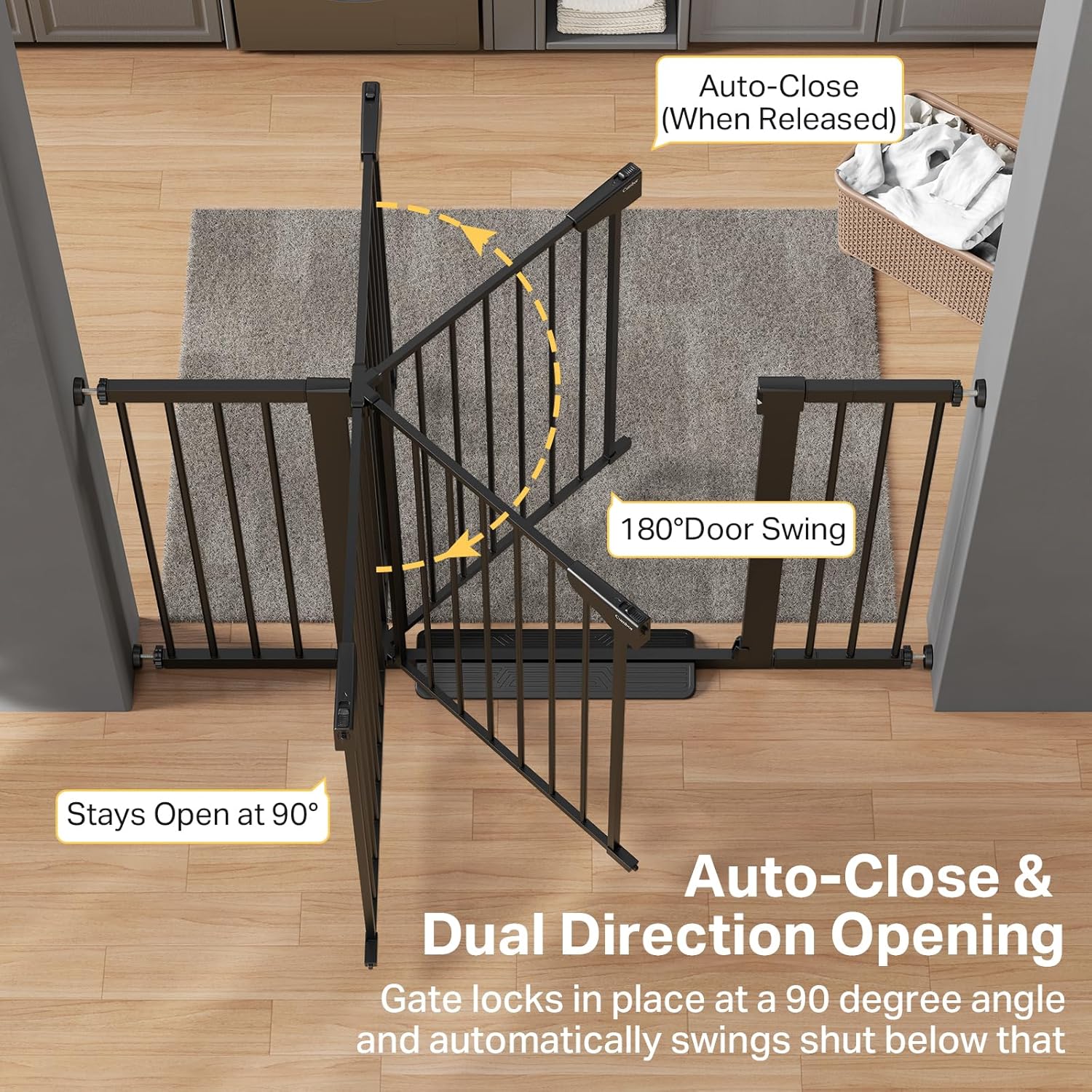 Thumbnail 4 de Cumbor 29.7"–51.5" Extra Wide Baby Gate