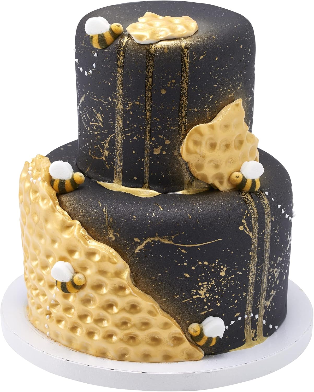 Detalle 2 de Lucks Dec-Ons Molded Sugar Bumble Bee Cake Toppers, 1-Inch, 176 Count